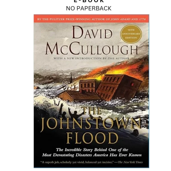 The Johnstown Flood Ebook by David McCullough | Instant Download – book cover ebook