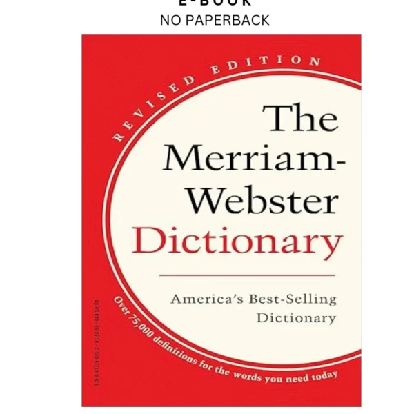 The Merriam by Webster Dictionary - America's Best-Se Ebook – Merriam-Webster (Editor) | Instant Download – book cover ebook