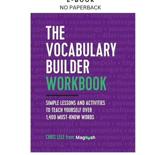 The Vocabulary Builder Workbook: Simple Le Ebook by Chris Lele | Instant Download – book cover ebook