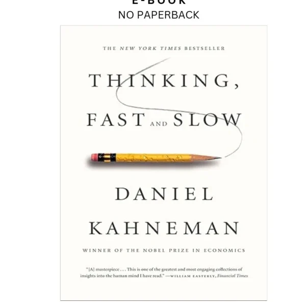 Thinking, Fast and Slow Ebook by Daniel Kahneman | Instant Download – book cover ebook
