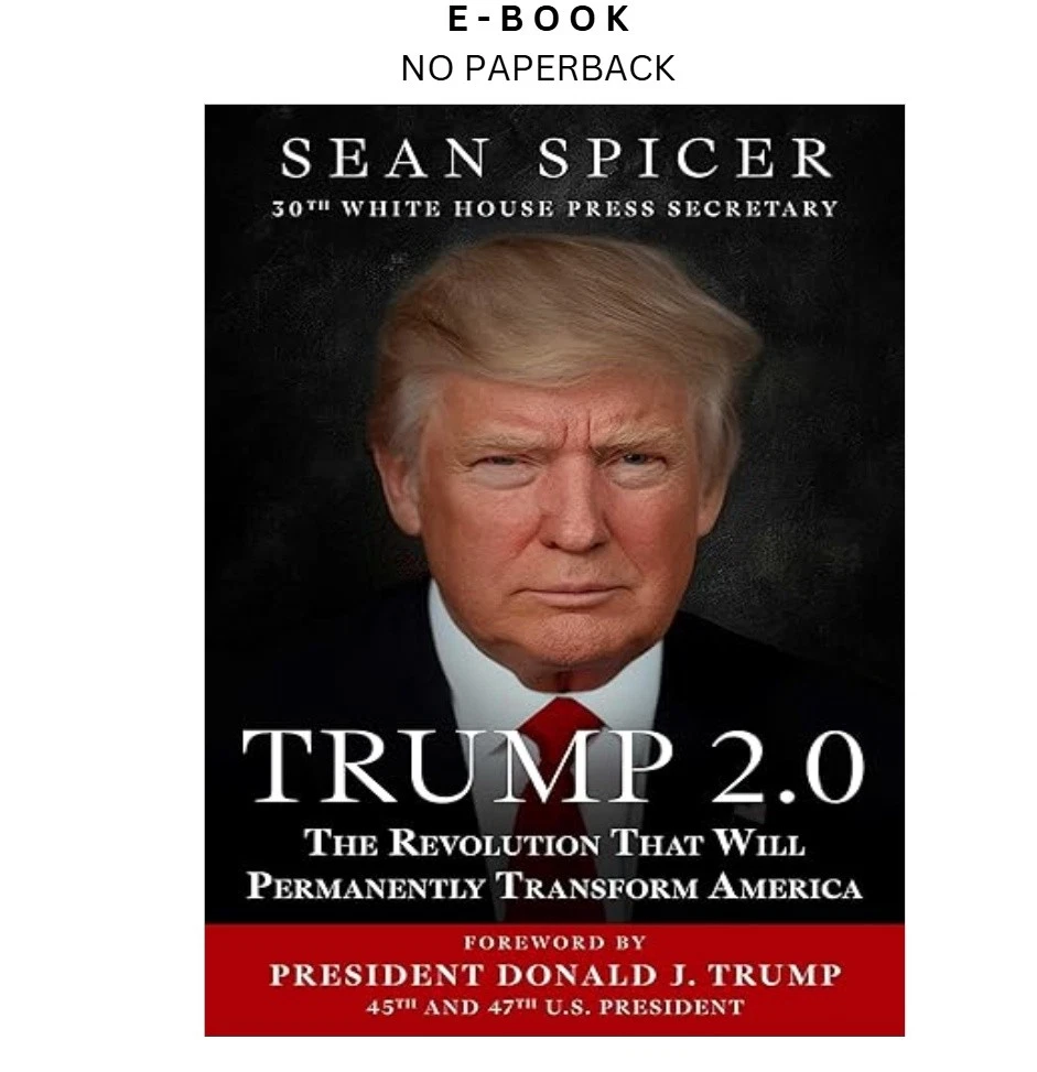 s-l1600-439.webp Trump 2.0: The Revolution That Will Permanently Tran Ebook by Sean Spicer | Instant Download – book cover ebook
