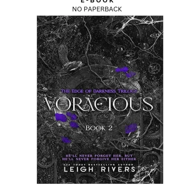 Voracious (The Edge of Darkness: Book 2) (The Edge of Darkn Ebook by Leigh Rivers | Instant Download – book cover ebook