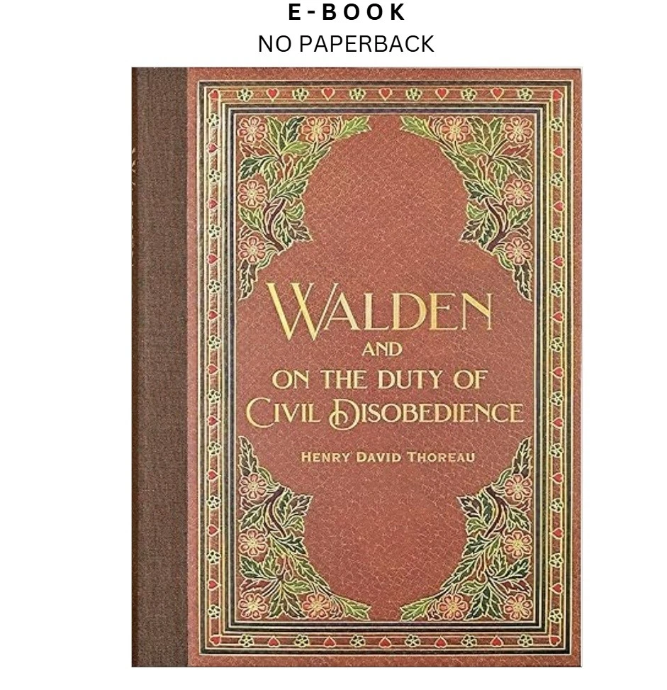 s-l1600-723.webp Walden & Civil Disobedience (Masterpiece L Ebook by Henry David Thoreau | Instant Download – book cover ebook