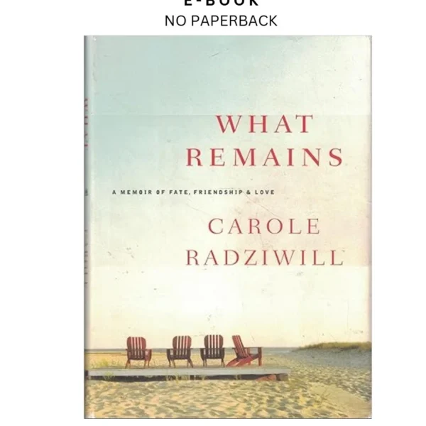 What Remains: A Memoir of Fate, Friendship, and Love Ebook by Carole Radziwill | Instant Download – book cover ebook