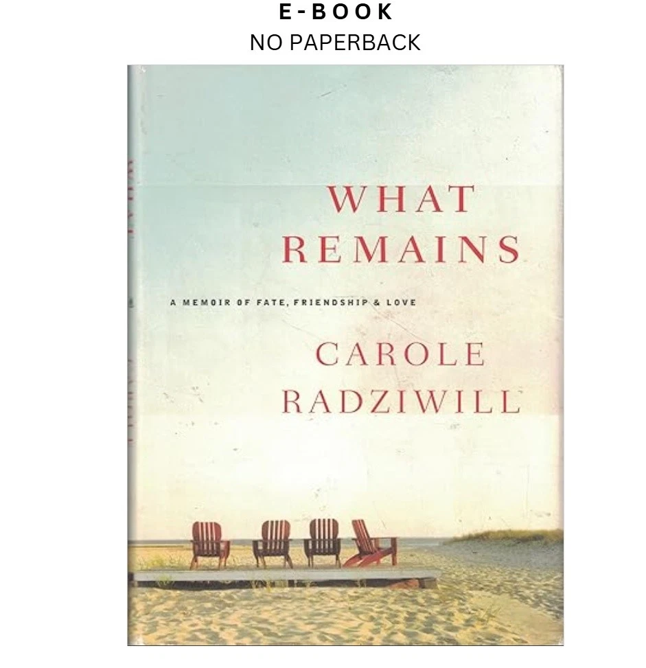 s-l1600-244.webp What Remains: A Memoir of Fate, Friendship, and Love Ebook by Carole Radziwill | Instant Download – book cover ebook