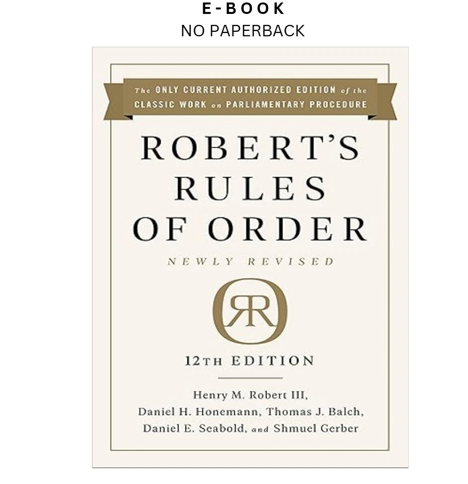 roberts-rules-of-order-newly-revised-12th-edition-ebook-henry-m-robert-iii-instant-download.webp Robert's Rules of Order Newly Revised, 12th edition Ebook – Henry M. Robert III | Instant Download